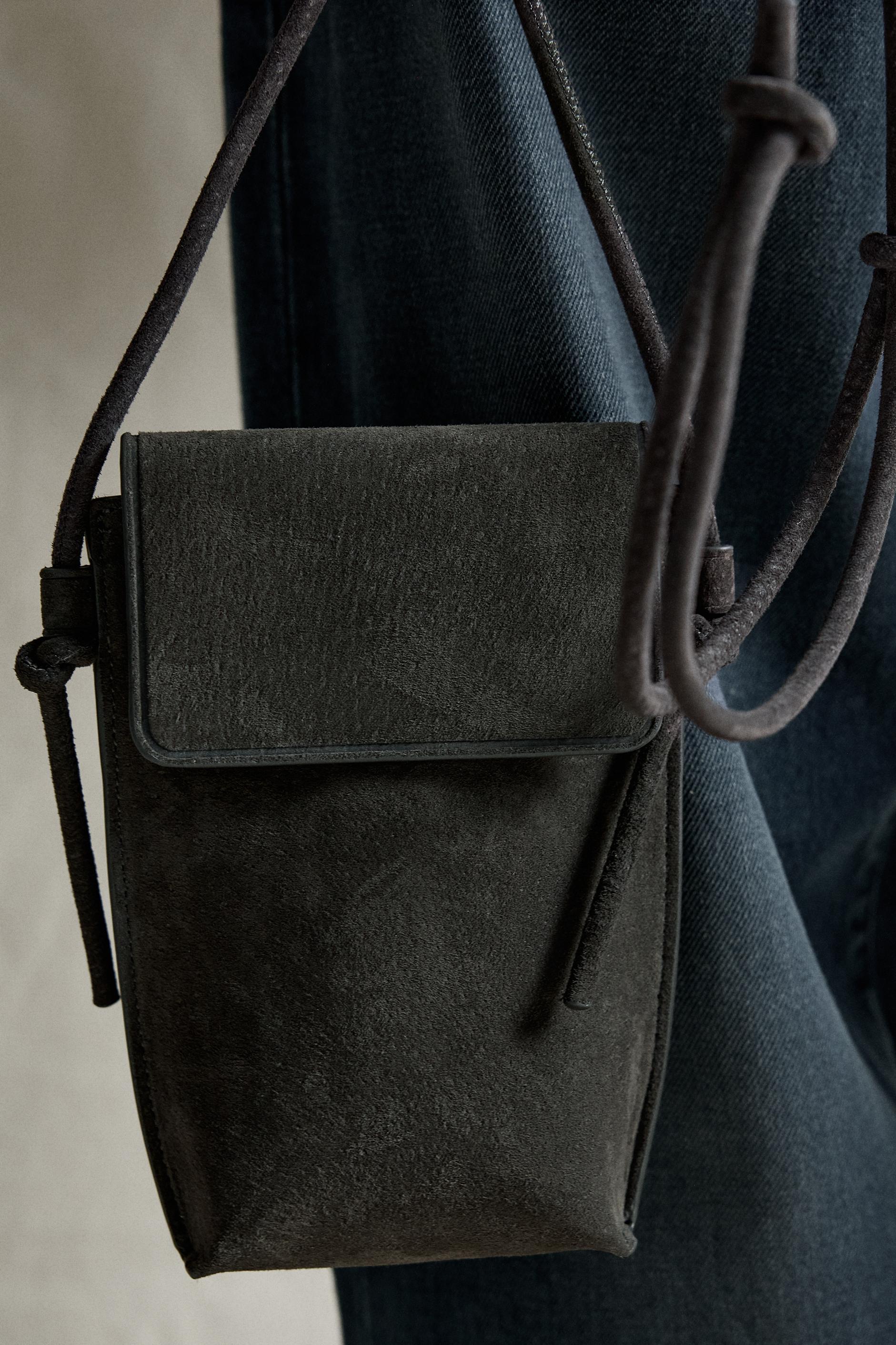 LEATHER CROSSBODY BAG